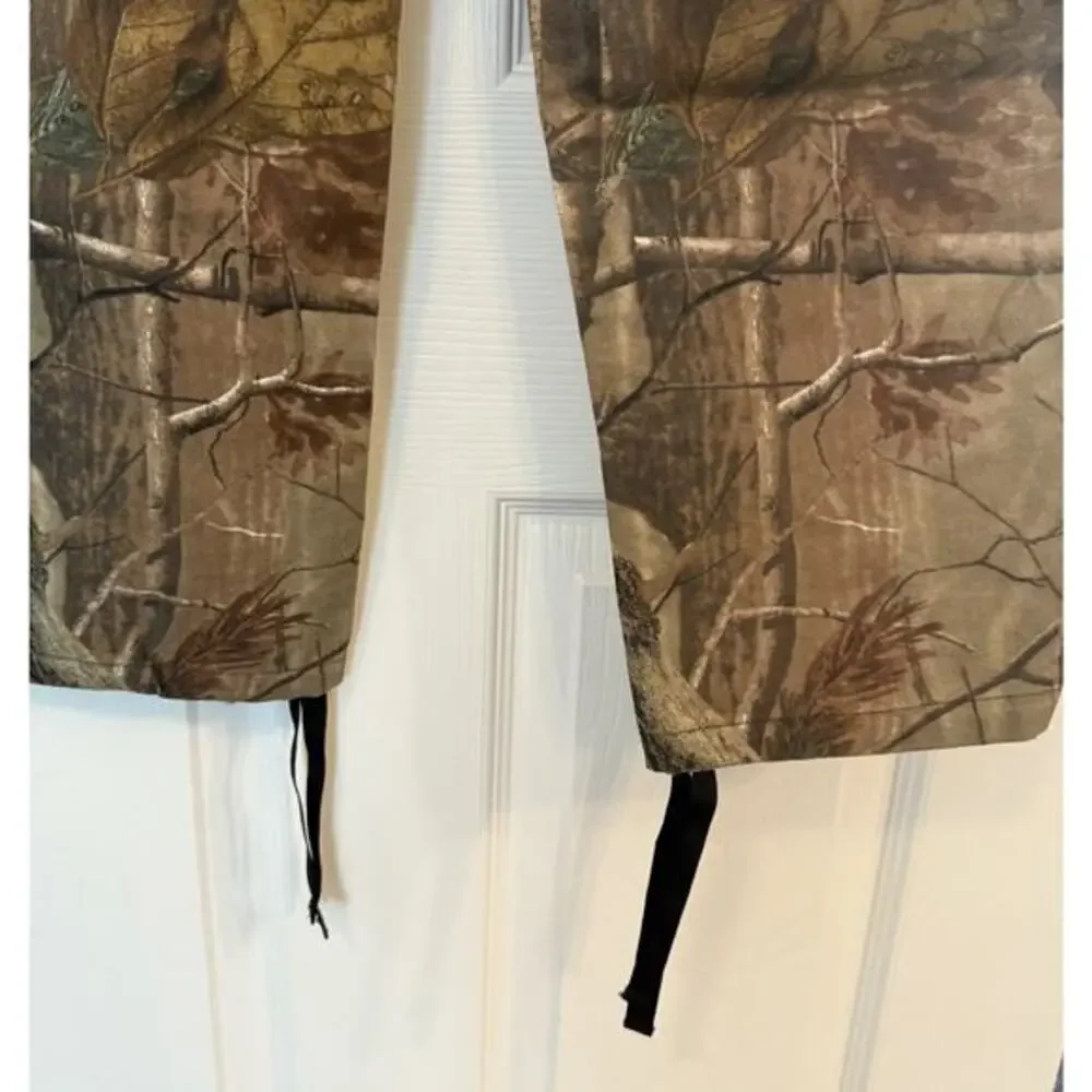 Realtree AP Camouflage Pants Mens XL Cargo Pocket Hunting Adjustable Waist‎